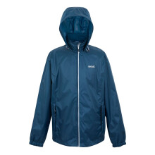 (M, Moonlight Denim/Tangerine Tango) Regatta Mens Lyle IV Waterproof Hooded Jacket