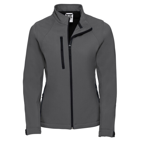 Russell (4XL, Titanium) Russell Womens/Ladies Soft Shell Jacket