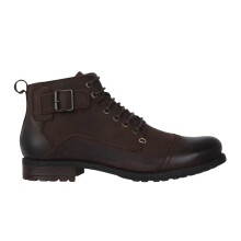 (11 UK, Brown) Firetrap Mens Webb Buckle Detail Boots