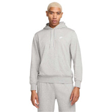 (XS, Heather Grey/White) Nike Mens Club Regular Hoodie