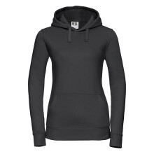 (S, Black) Russell Womens Premium Authentic Hoodie (3-Layer Fabric)