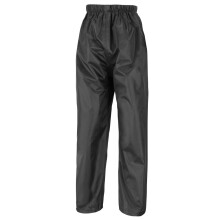 (2XL, Black) Result Mens Core Stormdri Rain Over Trousers / Pants