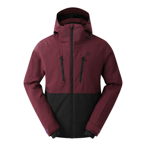 (XL, Black/Fig) Dare 2B Mens Baseplate III Ski Jacket