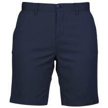 (L, Navy) Front Row Womens/Ladies Cotton Rich Stretch Chino Shorts