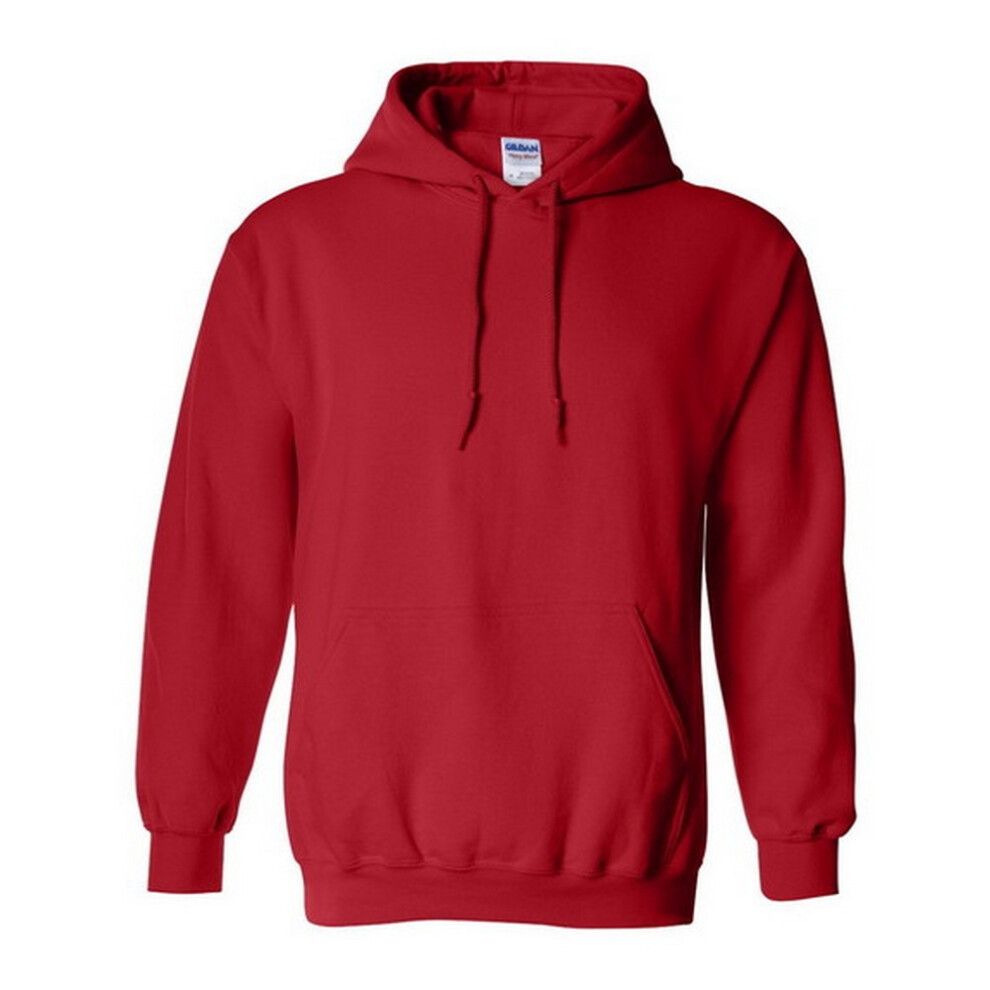 Gildan (5Xl, Red) Heavy Blend Adult Unisex Hooded Sweatshirt / Hoodie
