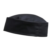 (L, Black) Premier Unisex Adult Turn Up Chef Hat