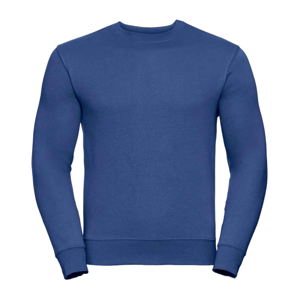Russell (S, Bright Royal Blue) Mens Authentic Sweatshirt
