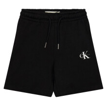 (8 Years, Black) Calvin Klein Childrens/Kids Jeans Monogram Sweat Shorts