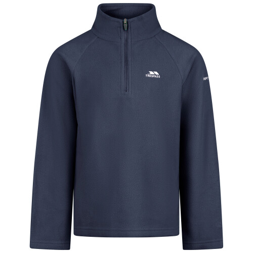 Trespass (5/6, Navy) Trespass Kids Half Zip Fleece - Uliston