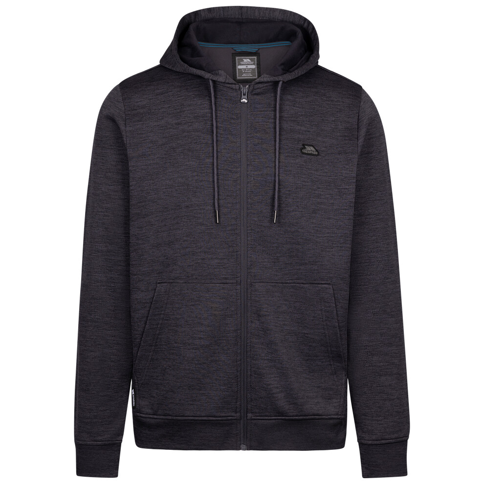 Trespass (S, Dark Flint Marl) Mens Casual Hoodie Fewston