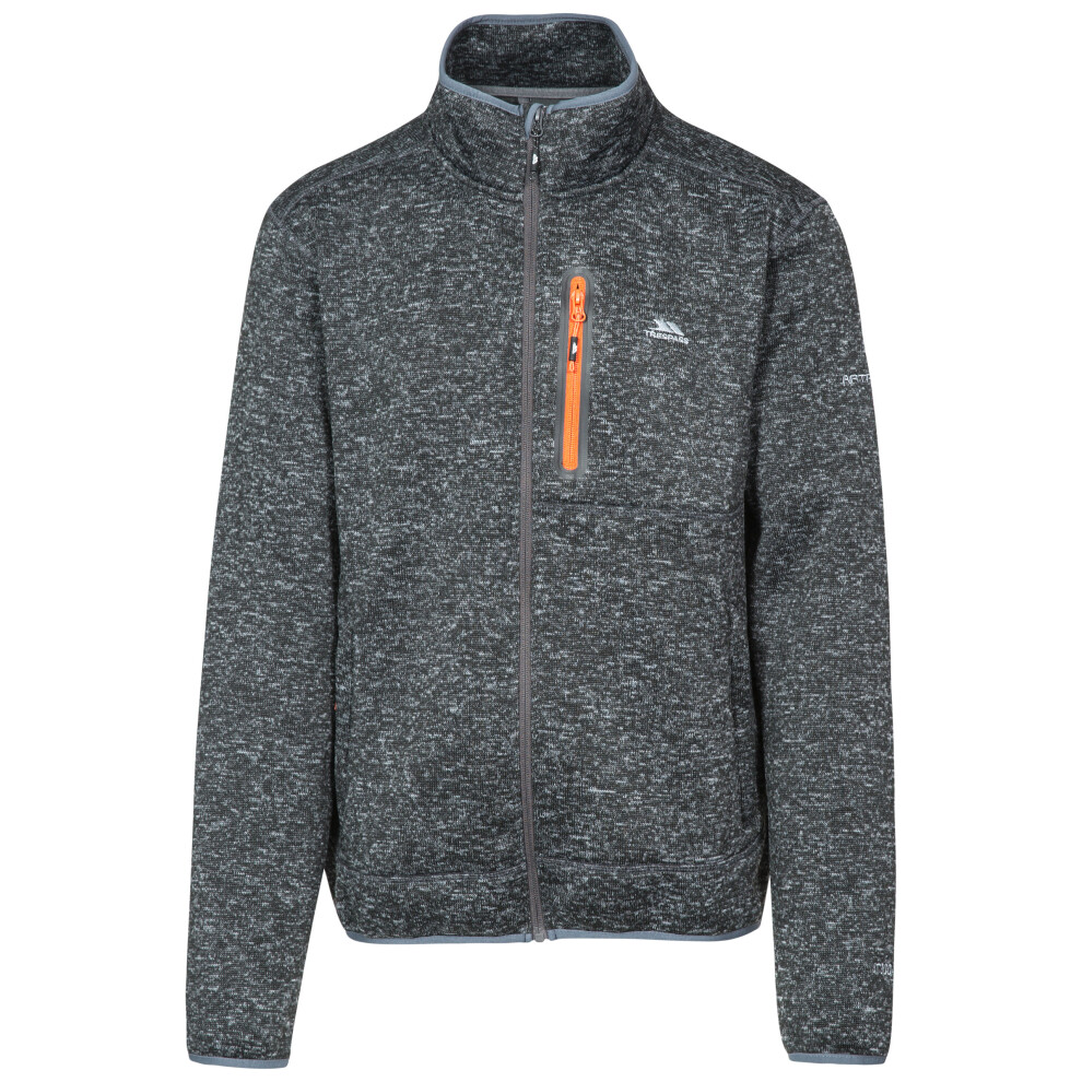 Trespass Mens Marl Fleece Jacket Bingham - Image 3