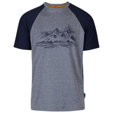 (S, Navy Marl) Trespass Mens Round Neck T-Shirt Fullmer
