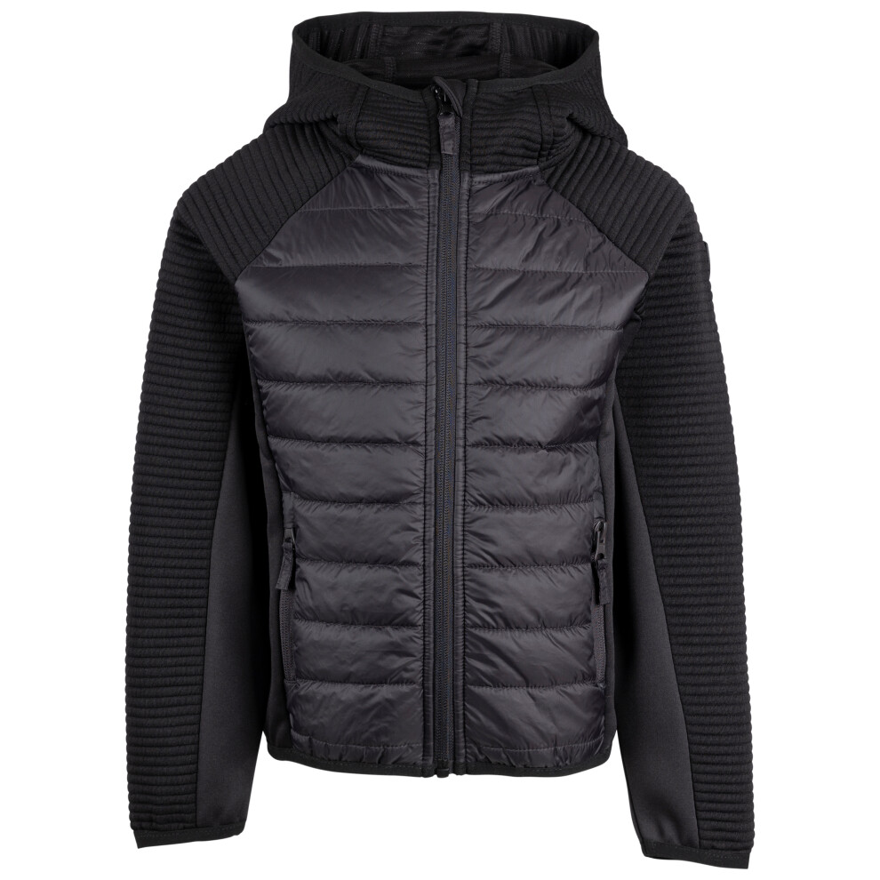 Trespass Kids Hybrid Top Roadie Black 9/10 - Image 2