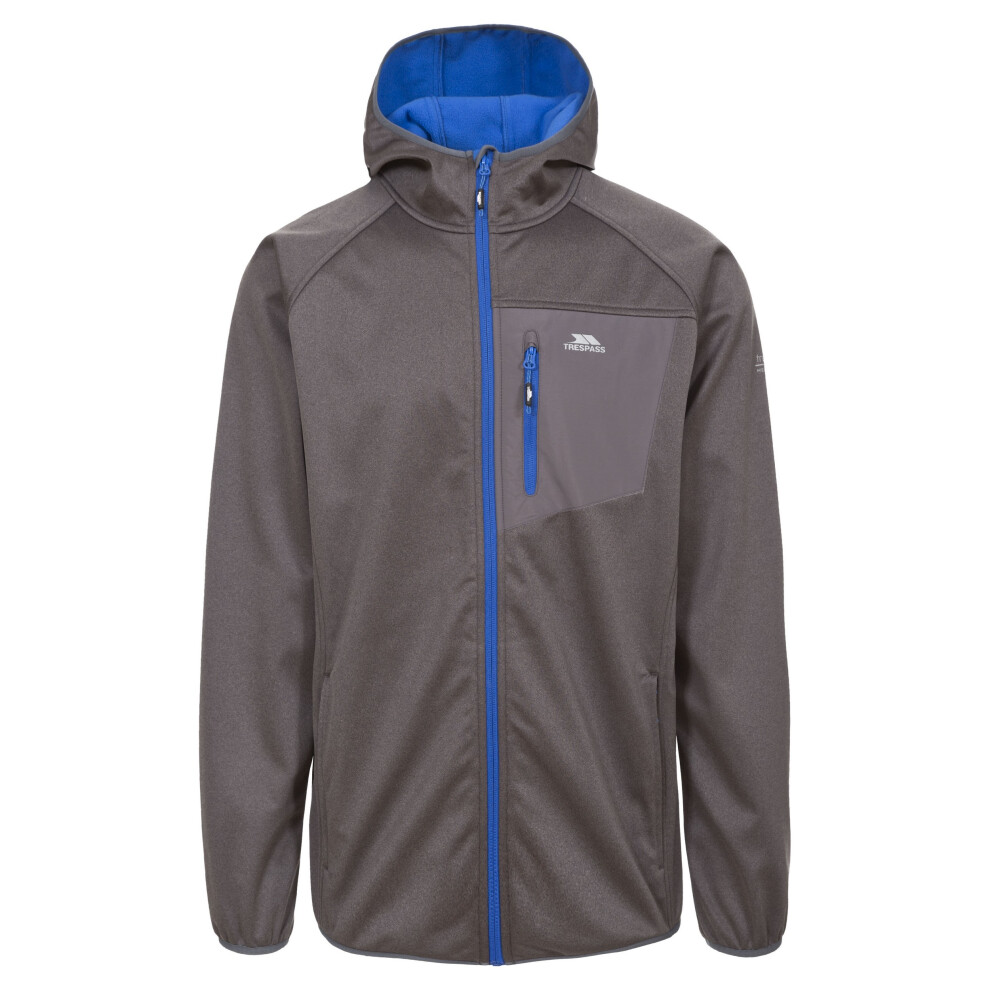 Trespass Unisex Dayton Softshell Jacket in Black | Size: XS - Image 2