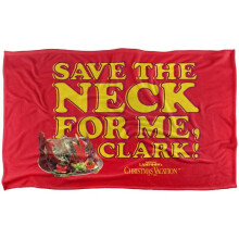(152cm x 127cm, Red/Yellow) National Lampoon's Christmas Vacation Save The Neck For Me Clark! Blanket