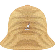 (S, Tan) Kangol Womens/Ladies Braided Woven Casual Bucket Hat