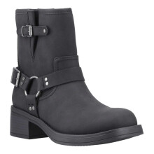 (5 UK, Black) Rocket Dog Womens/Ladies Nino Mid Cut Biker Boots