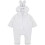 (0-6 Months, White) Larkwood Babies Rabbit Design All In One 1