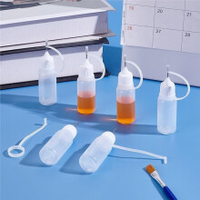 100 Stück Applikatorflaschen mit 10 Ml/0,34 Oz Fassungsvermögen, Durchsichtige Quetschflaschen Aus Kunststoff, Klebstoffapplikator für Flüssiges