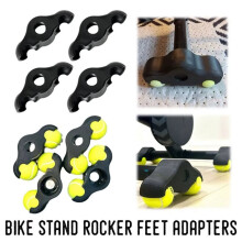 Indoor Balls Cycling Bike Foot Pads for Wahoo Kickr Core Fitness Bike Shock Absorbing Floor Protector Rocker Balls