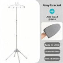 (Gray)Support de Repassage Pliable avec Coussin Vapeur Vêtement et Alliage Matériel Quotidien