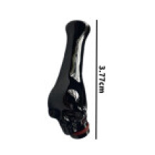 (Silver1)Nebulizador de bico de filtro de topo de cigarro em forma de crânio ferramenta leve durável