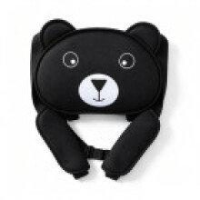 (Black)Electric Tricycle Child Bear Seat Belt Adjustable Safety Harness Rear Strap Seat