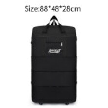 (88cm/34.65in) Wheel Extra Large Lightweight Luggage Trolley Suitcase Travel Bag Collapsible