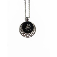 (StyleB)Spider Pendant Necklace Gothic Jewelry Alloy Chain For Summer Wear Daily