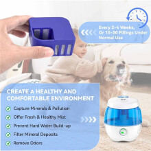 PDC51V1 Demineralization Cartridges Filter for Vick V4600, V5100, Vul575 & 696 Ultrasonic Humidifiers,4 Pack