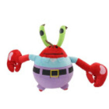 (Mr. Krabs-20cm)Spongebob Squarepants Cartoon Plush Toy Animation Stuffed Soft Doll Kids Gift