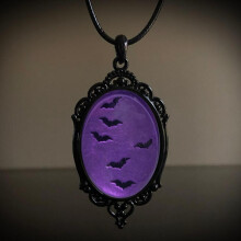 (Style 4)Gothic Raven Forest Pendant Accessory With Electroplating For Stylish Office Attire
