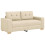VidaXL vidaXL Loveseat-Sofa Creme 180x77x82 cm Stoff 2