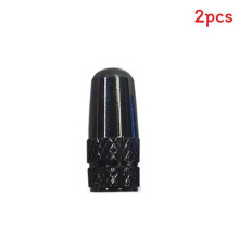 (Black) Valve Presta Bicycle Cap Aluminum Alloy Cover With Stainless Steel Daily For Material