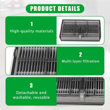 8 Filter for L40s Ultra CE, L40 Ultra AE4, X40 Ultra Complete, X40 Master, L10s Pro Ultra Heat, Vacuum Cleaner