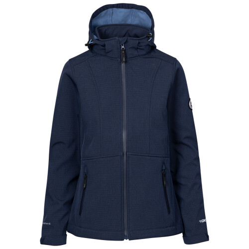 (18, Navy Marl) DLX Womens Softshell Jacket Christine 2