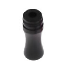 (Black)6 Color Drip Tip Connector Mouthpiece Aluminum Cigarette Butt Tool Filtering