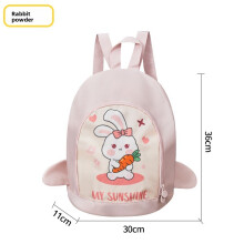 (Pink) Swim Kids Waterproof Bag With Cartoon Dinosaur And Rabbit Print Toys For Design