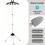 (Black)Foldable Ironing Support Stand With Garment Steamer Pad And Alloy Daily Material 1