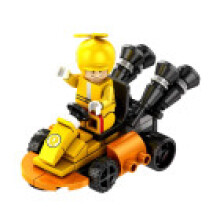 (StyleI)Minifiguras de carros Super Mario princesa pêssego bloco de construção brinquedo Luigi presentes infantis