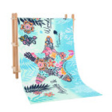(Style K) Large Striped Extra Microfibre Lightweight Beach Towel Dry Articles Towel Travel