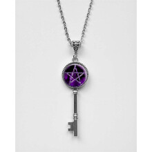 (StyleE)Colar de vidro feminino lua e estrela outono com acessório estilo boêmio