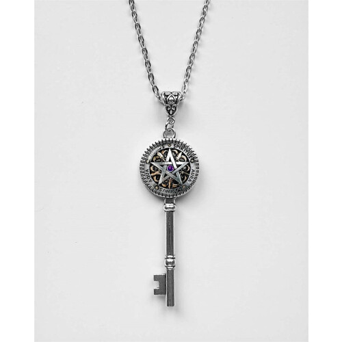 (StyleC)Colar de vidro feminino lua e estrela outono com acessório estilo boêmio