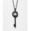 (StyleA)Colar de vidro feminino lua e estrela outono com acessório estilo boêmio 1