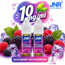 JNR - E-liquide Blackberry Red Raspberry 10MG/ML - Sel de Nicotine - Mûre & Framboise Rouge - Lot de 2 x 10ML