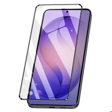 Verre Trempé pour Galaxy S26 Ultra Antichoc et Anti-rayures Bords Biseautés 2.5D Amorus Noir transparent