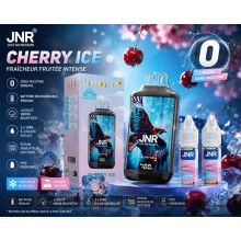 JNR Falcon-X Cherry Ice 0MG/ML – Cigarette Électronique Rechargeable, 2x10ML E-Liquide, Batterie 950mAh