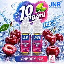JNR - E-liquide Cherry Ice 10MG/ML - Sel de Nicotine - Cerise Glacée - Lot de 2 x 10ML