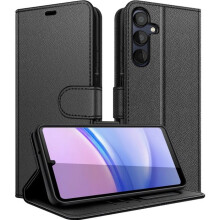 Coque - NEW&TECK - Samsung Galaxy A15 4G/5G - Cuir - Fermeture Magnétique - Multifonction