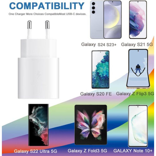 Chargeur - ACUZINA - 25W USB-C - Charge rapide - Compatible iPhone/iPad/MacBook - Protection multiple 2